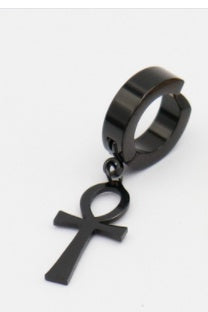 Stainless steel cross ear clip