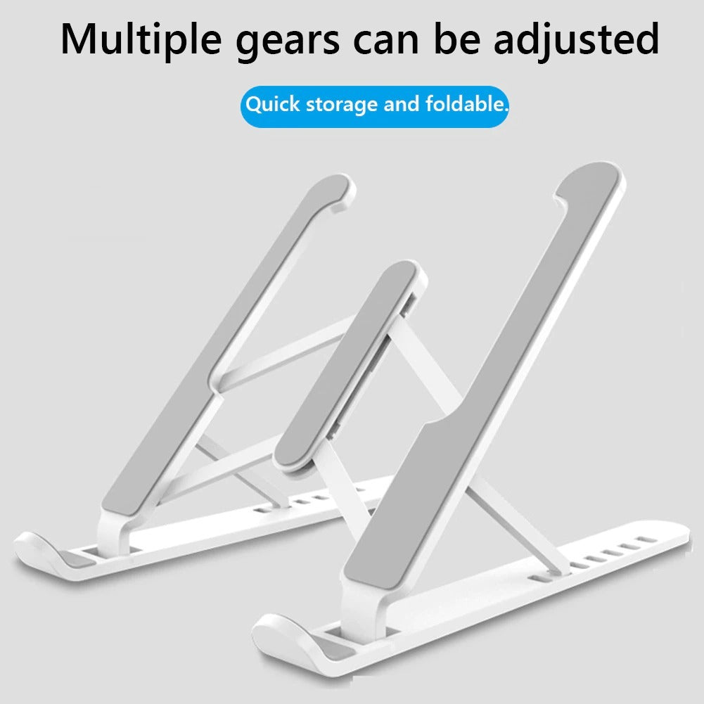 Foldable Laptop & Tablet Stand – Ergonomic, Adjustable, and Ultra-Portable