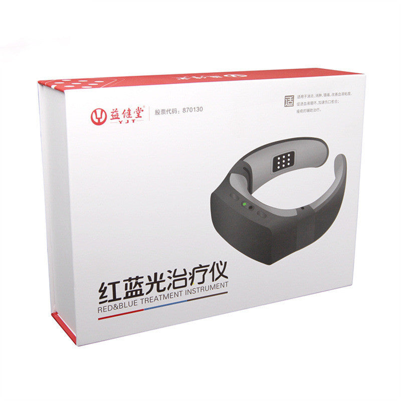 Neck Red And Blue Light Therapy Device