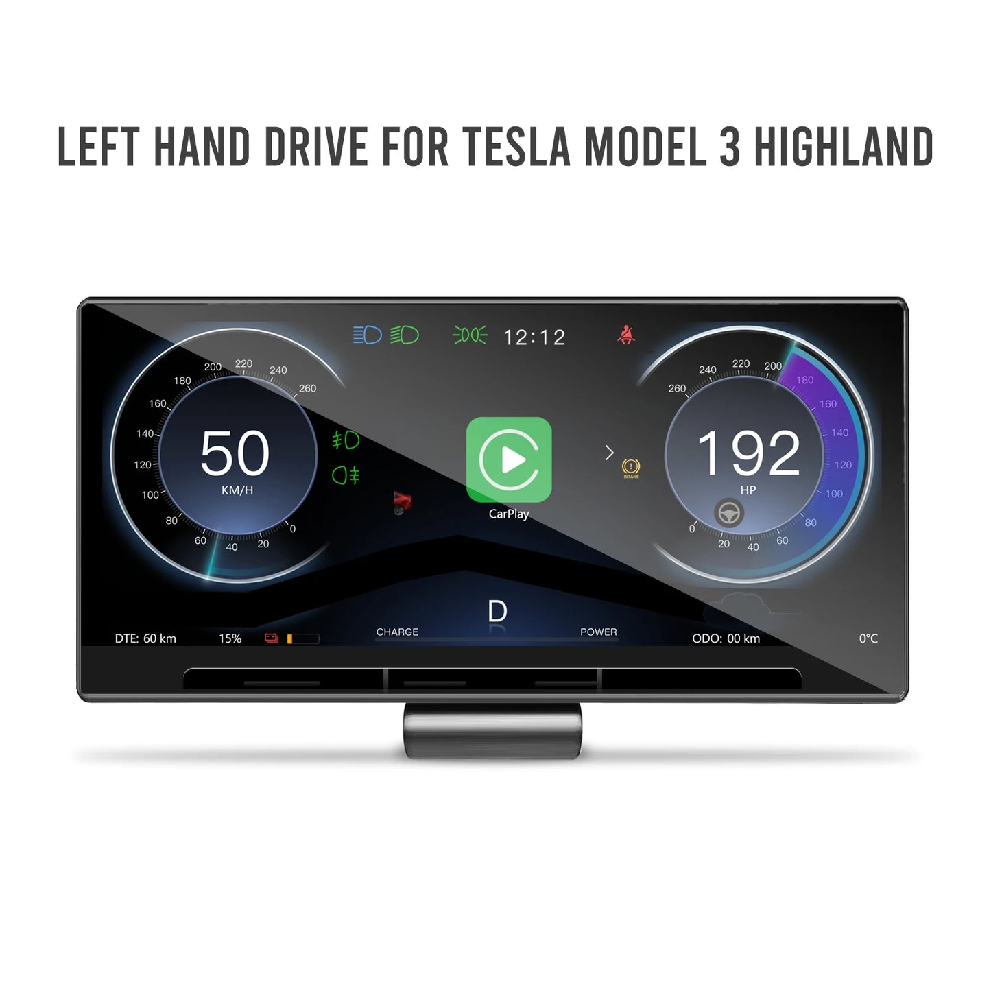 Instrument Cluster for Tesla Model 3 highland Y HUD Driver Front Speedometer Screen Head Up High Display Air Vent Panel Camera