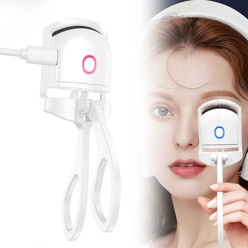 LashLuxe Heated Eyelash Curler – USB Rechargeable