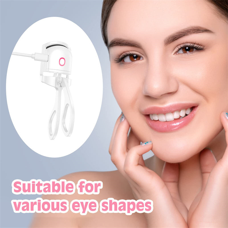 LashLuxe Heated Eyelash Curler – USB Rechargeable
