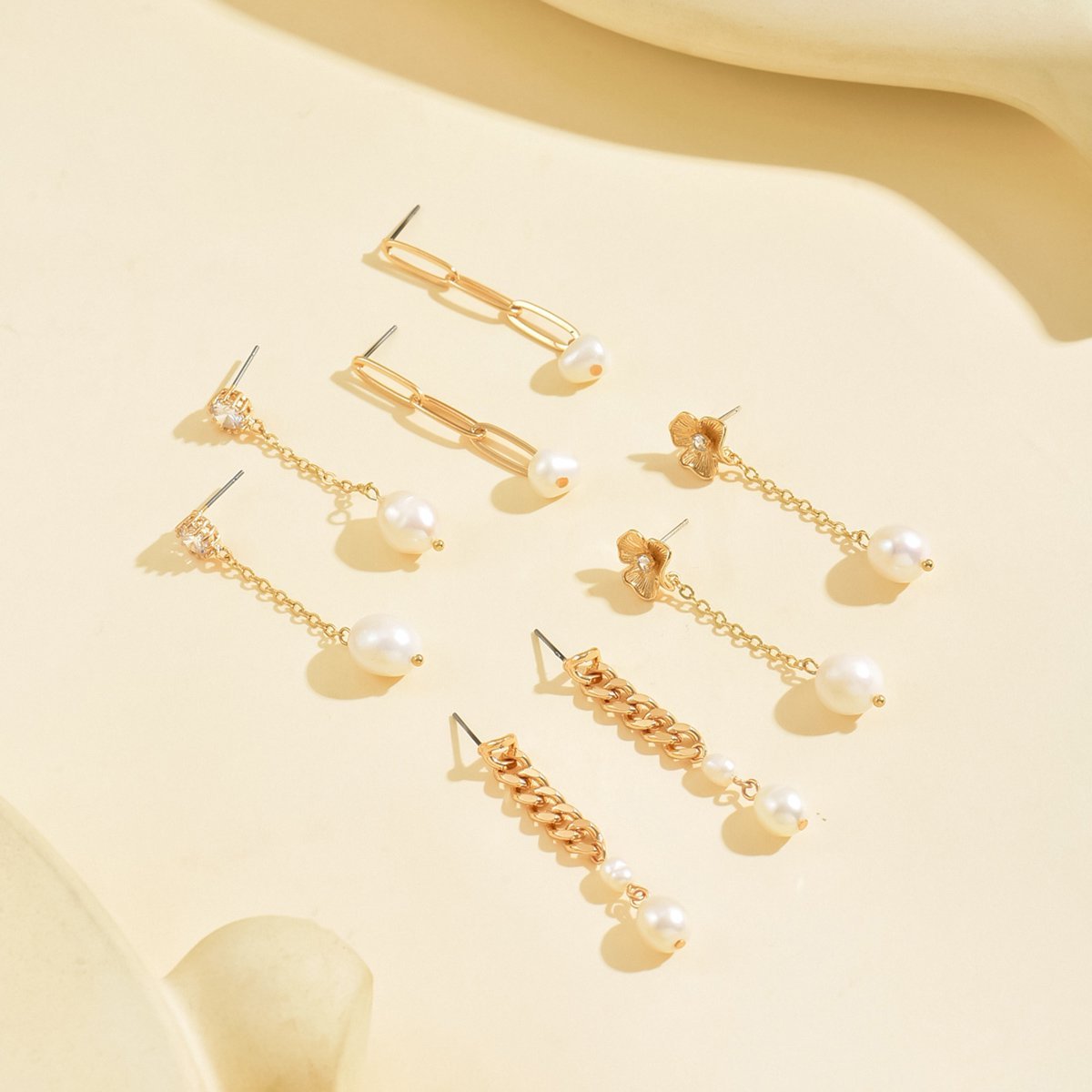 Elegant Pearl Drop Earrings -  Hypoallergenic And Lightweight