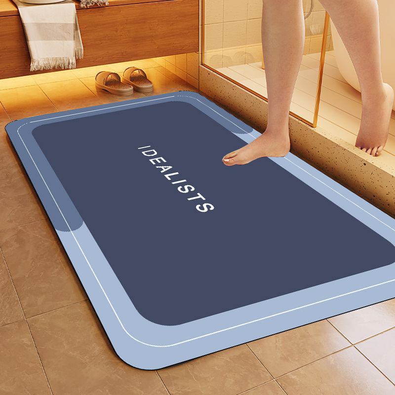 Simple Letter Bathroom Non-slip Mat