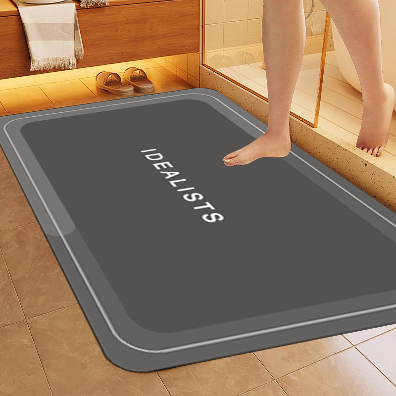 Simple Letter Bathroom Non-slip Mat