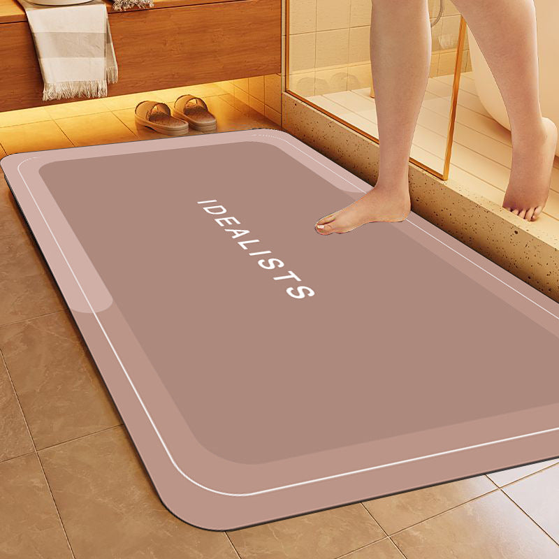 Simple Letter Bathroom Non-slip Mat