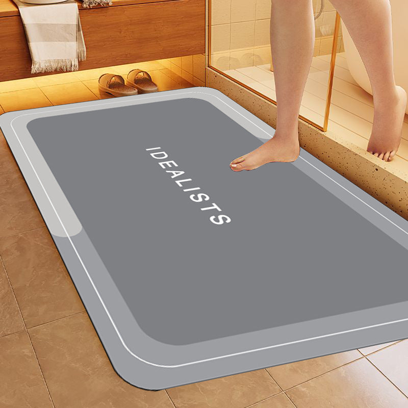 Simple Letter Bathroom Non-slip Mat