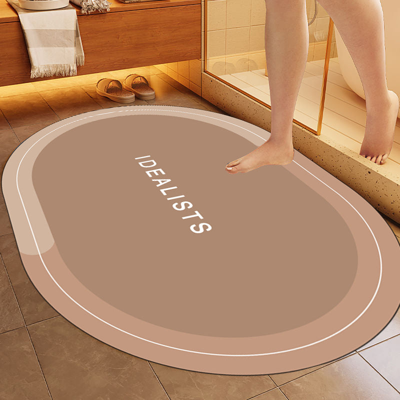 Simple Letter Bathroom Non-slip Mat
