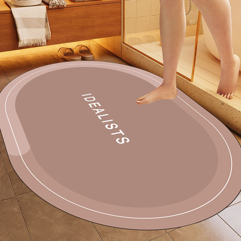 Simple Letter Bathroom Non-slip Mat