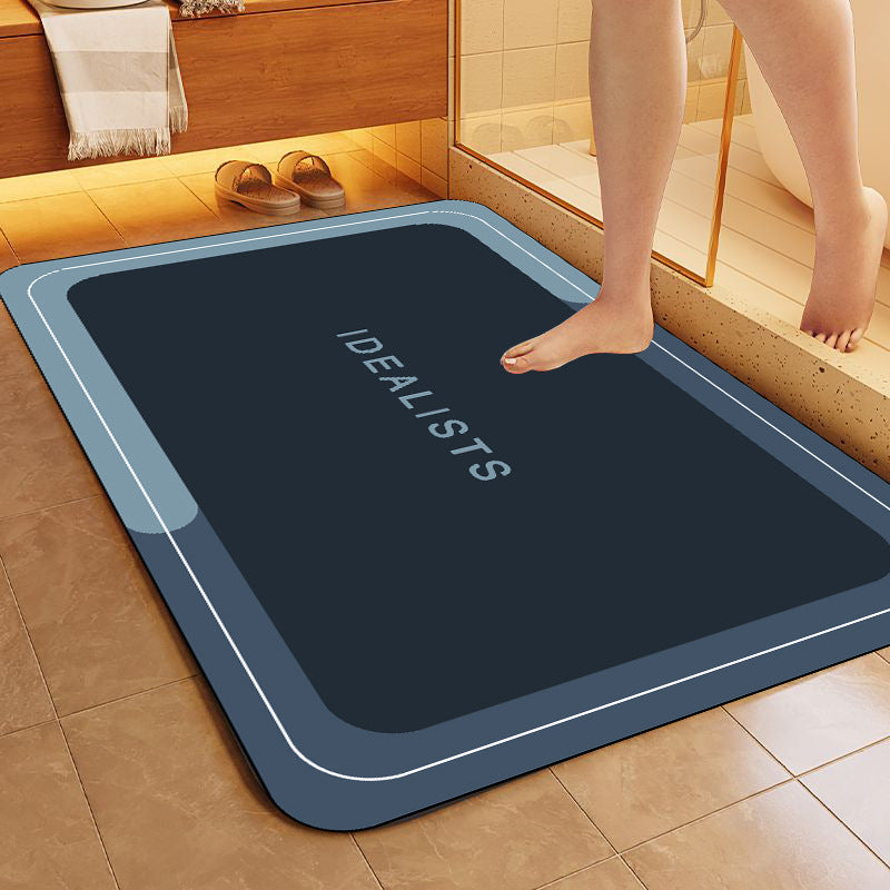 Simple Letter Bathroom Non-slip Mat