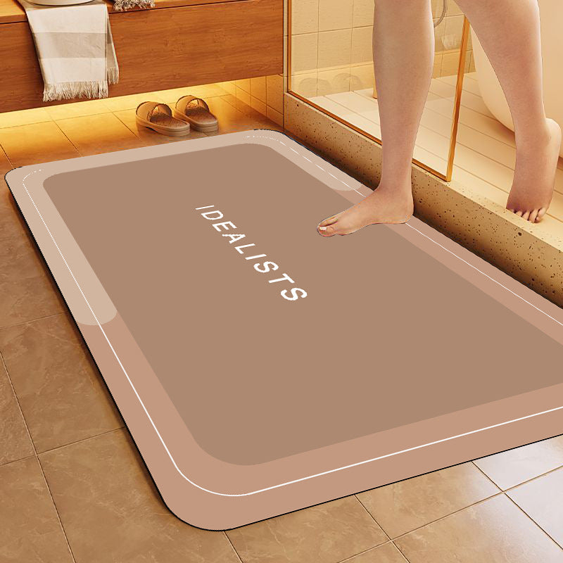 Simple Letter Bathroom Non-slip Mat