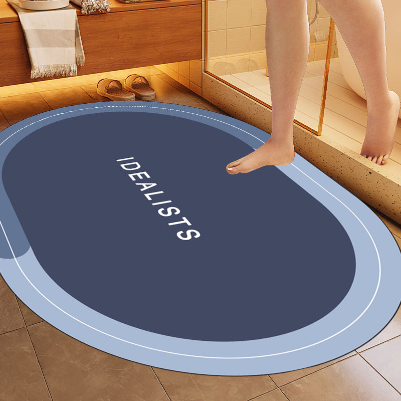 Simple Letter Bathroom Non-slip Mat