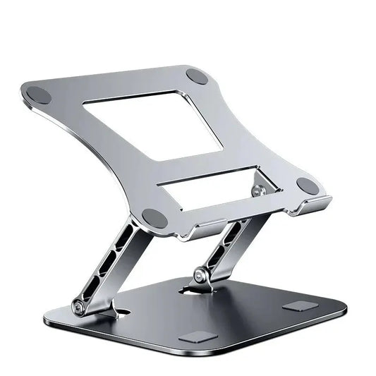 Aluminum Laptop Stand Desktop Lift Base Can Be Folded And Increased Singlelayer Adjustable Reading Stand Office Heat Dissipation