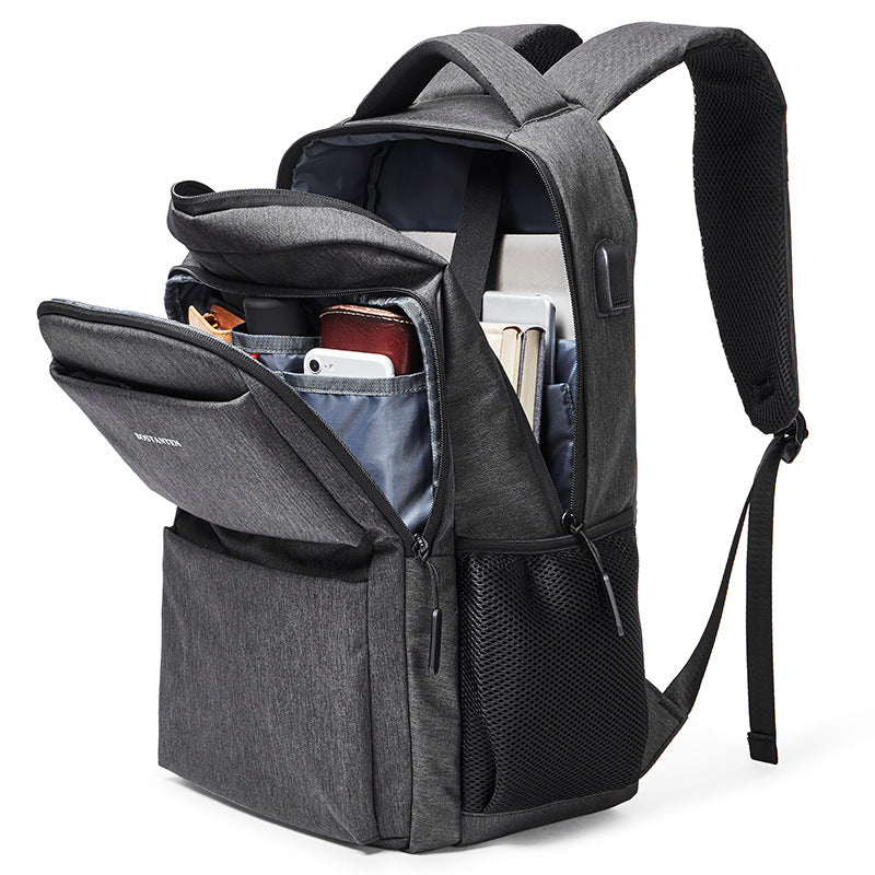 Men's Backpack Schoolbag Business Computer Bag Leisure