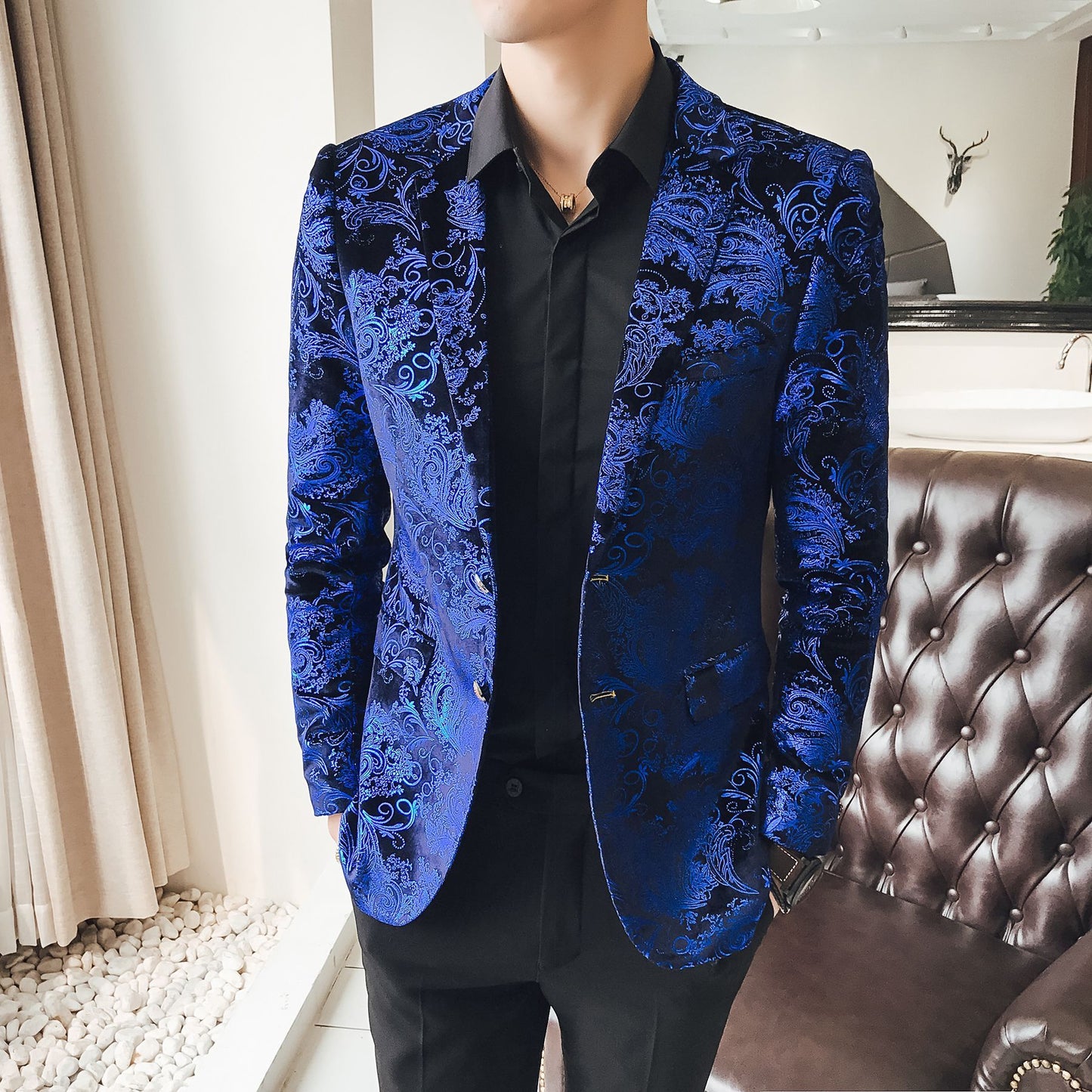 Men's British Fashion Individual Casual Suit